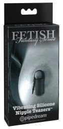 Fetish - Czarne Wibrujące Zaciski Na Sutki Z Mrowieniem I Stymulacją Fetish Fantasy Series Limited Edition