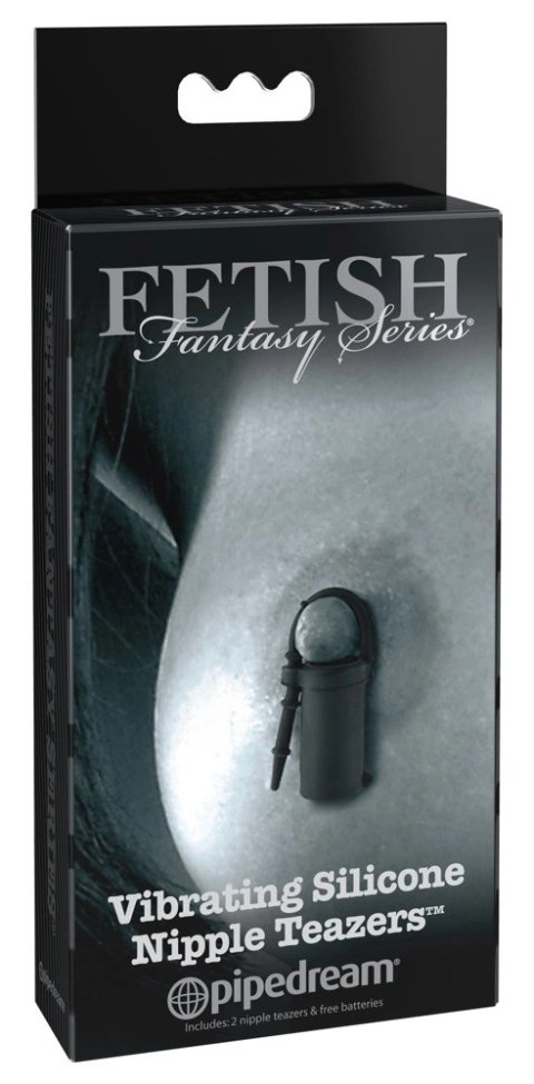 Fetish - Czarne Wibrujące Zaciski Na Sutki Z Mrowieniem I Stymulacją Fetish Fantasy Series Limited Edition Fetish - Czarne Wibrujące Zaciski Na Sutki Z Mrowieniem I Stymulacją Fetish Fantasy Series Limited Edition