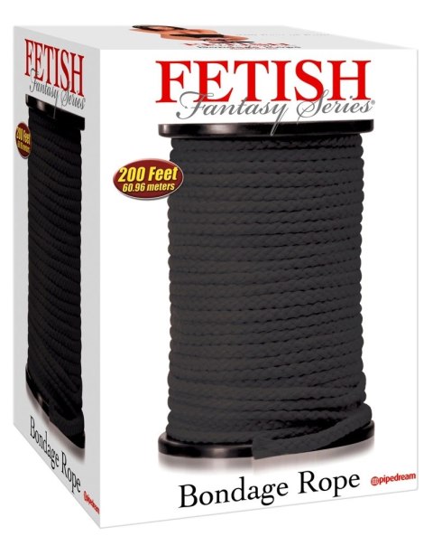 Fetish Fantasy Series - Lina Do Wiązania BDSM 60m Czarna Fetish Fantasy Series Fetish Fantasy Series - Lina Do Wiązania BDSM 60m Czarna Fetish Fantasy Series