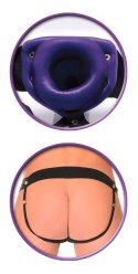 Fetish Fantasy Series - Puste Naturalne Dildo Z Paskiem Fioletowe 18cm Fetish Fantasy Series
