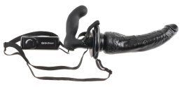 Fetish Fantasy Series - Wibrator Strap-On Do Podwójnej Penetracji Czarny Fetish Fantasy Series