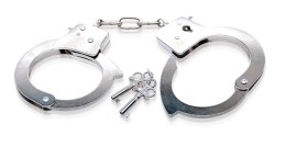 Fetish - Srebrne Kajdanki Z Bezpiecznym Otwieraniem I Kluczykami Bdsm Fetish Fantasy Series Limited Edition