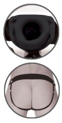 Fetish - Strap-On Puste Lekko Zakrzywione Czarne Dildo 15cm Fetish Fantasy Series Limited Edition
