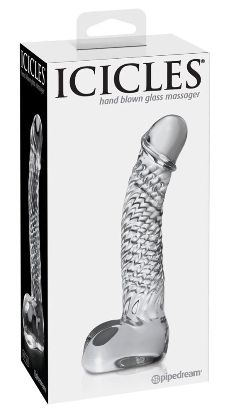 Icicles - Realistyczne Zakrzywione Szklane Dildo Icicles Icicles - Realistyczne Zakrzywione Szklane Dildo Icicles