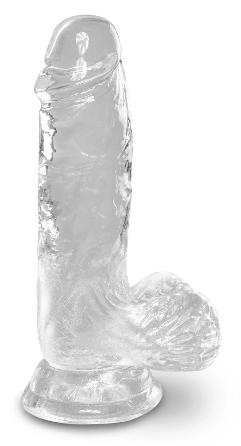 King Cock Clear - Realistyczne Dildo Z Jądrami I Przyssawką Przezroczyste 13 CM King Cock Clear King Cock Clear - Realistyczne Dildo Z Jądrami I Przyssawką Przezroczyste 13 CM King Cock Clear