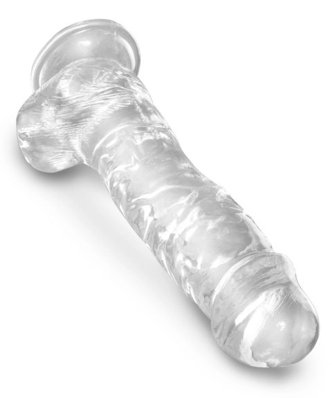 King Cock Clear - Realistyczne Dildo Z Jądrami I Przyssawką Przezroczyste 20 CM King Cock Clear King Cock Clear - Realistyczne Dildo Z Jądrami I Przyssawką Przezroczyste 20 CM King Cock Clear