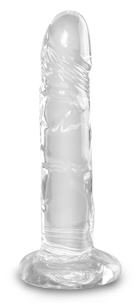 King Cock Clear - Realistyczne Dildo Z Przyssawką Przezroczyste 15 CM King Cock Clear King Cock Clear - Realistyczne Dildo Z Przyssawką Przezroczyste 15 CM King Cock Clear
