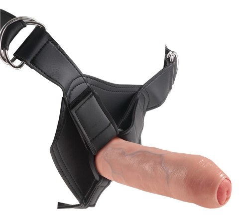 King Cock - Realistyczne Dildo Z Ruchomym Napletkiem Strap-On 18 CM Jasny Kolor Skóry King Cock King Cock - Realistyczne Dildo Z Ruchomym Napletkiem Strap-On 18 CM Jasny Kolor Skóry King Cock