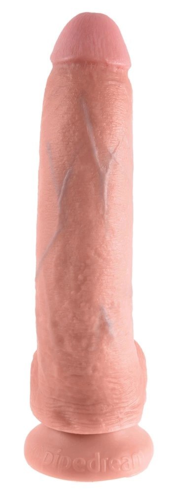 King Cock - Realistyczne Dildo Z Żołędziem Jądrami I Żyłkami 23 CM Jasny Kolor Skóry King Cock King Cock - Realistyczne Dildo Z Żołędziem Jądrami I Żyłkami 23 CM Jasny Kolor Skóry King Cock