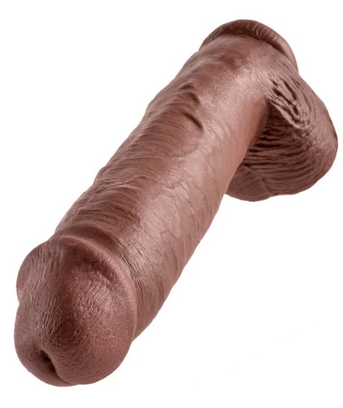 King Cock - Realistyczne Dildo Z Żołędziem Jądrami I Żyłkami 28 CM Brązowy Kolor Skóry King Cock King Cock - Realistyczne Dildo Z Żołędziem Jądrami I Żyłkami 28 CM Brązowy Kolor Skóry King Cock