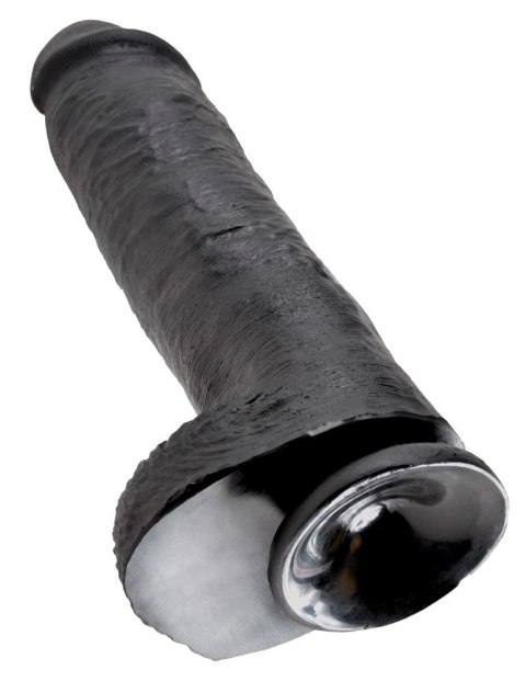 King Cock - Realistyczne Dildo Z Żołędziem Jądrami I Żyłkami 28 CM Czarny King Cock King Cock - Realistyczne Dildo Z Żołędziem Jądrami I Żyłkami 28 CM Czarny King Cock