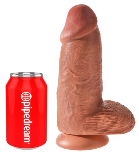 King Cock - Realistyczne Grube Dildo Z Przyssawką 23 CM Ciemny Kolor Skóry King Cock King Cock - Realistyczne Grube Dildo Z Przyssawką 23 CM Ciemny Kolor Skóry King Cock