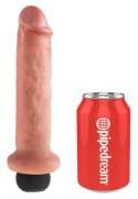 King Cock - Realistyczne Naturalne Dildo Z Wytryskiem 15 CM Jasny Kolor Skóry King Cock