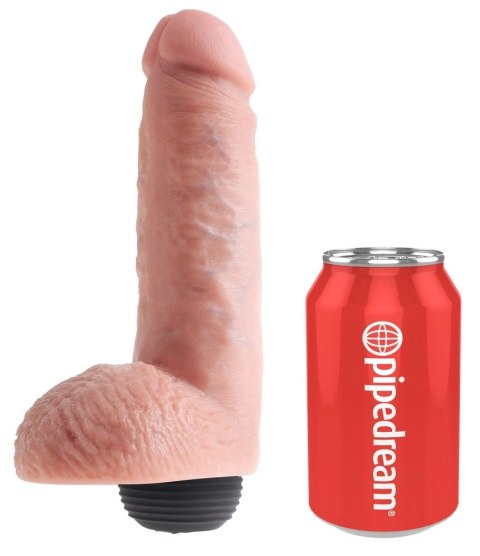 King Cock - Realistyczne Naturalne Dildo Z Wytryskiem 20 CM Jasny Kolor Skóry King Cock King Cock - Realistyczne Naturalne Dildo Z Wytryskiem 20 CM Jasny Kolor Skóry King Cock