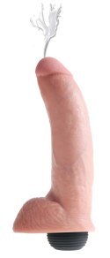 King Cock - Realistyczne Naturalne Dildo Z Wytryskiem 23 CM Jasny Kolor Skóry King Cock