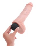 King Cock - Realistyczne Naturalne Dildo Z Wytryskiem 23 CM Jasny Kolor Skóry King Cock