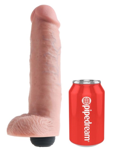 King Cock - Realistyczne Naturalne Dildo Z Wytryskiem 25 CM Jasny Kolor Skóry King Cock King Cock - Realistyczne Naturalne Dildo Z Wytryskiem 25 CM Jasny Kolor Skóry King Cock