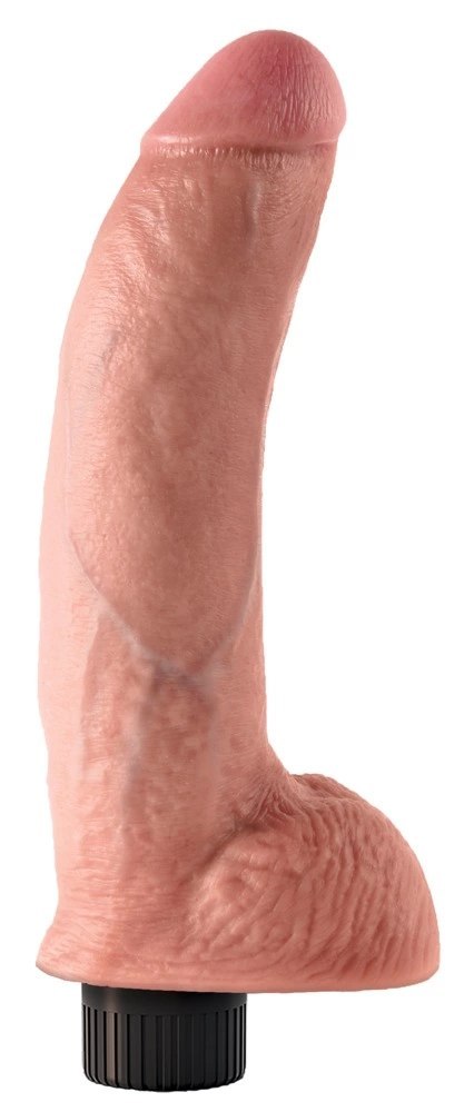 King Cock - Realistyczny Wibrator Z Jądrami I Przyssawką 23 CM Jasny Kolor Skóry King Cock King Cock - Realistyczny Wibrator Z Jądrami I Przyssawką 23 CM Jasny Kolor Skóry King Cock