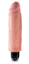 King Cock - Realistyczny Wibrator Z Wyjmowanym Wibrobulletem 15 CM Jasny Kolor Skóry King Cock