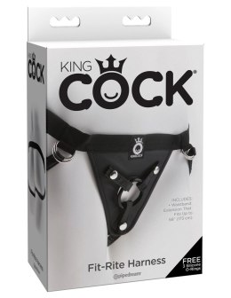 King Cock - Uprząż Strap-On Do Wibratorów I Dildo King Cock Czarna King Cock