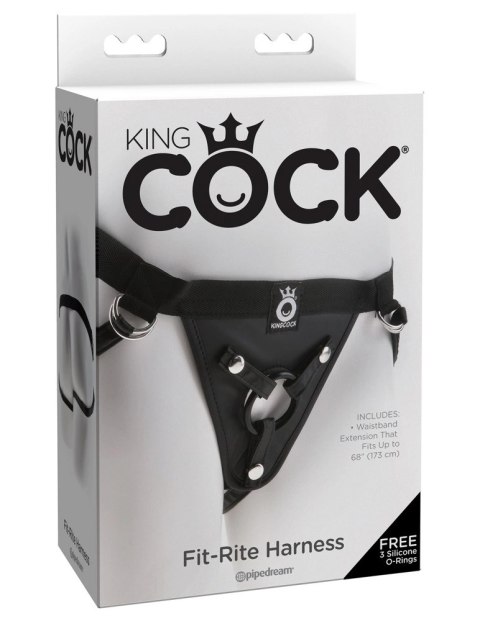 King Cock - Uprząż Strap-On Do Wibratorów I Dildo King Cock Czarna King Cock King Cock - Uprząż Strap-On Do Wibratorów I Dildo King Cock Czarna King Cock