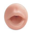 PET - Ręczny Masturbator Z Realistycznym Otworem Ust Cielisty Pipedream Extreme Toyz
