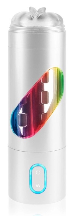 PET - Wibrujący Masturbator Z 9 Trybami Wibracji Biały Pipedream Extreme Toyz