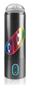 PET - Wibrujący Masturbator Z 9 Trybami Wibracji Czarny Pipedream Extreme Toyz