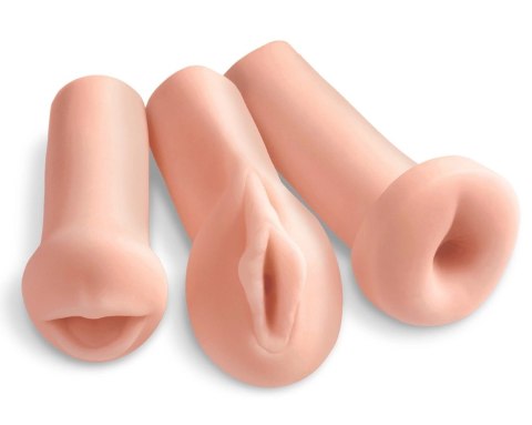 PET - Zestaw 3 Ręcznych Masturbatorów Usta Pochwa I Odbyt Pipedream Extreme Toyz PET - Zestaw 3 Ręcznych Masturbatorów Usta Pochwa I Odbyt Pipedream Extreme Toyz