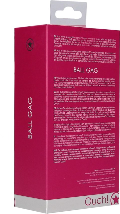Ball Gag Ouch! by shots Ouch! by Shots Ball Gag Ouch! by shots Ouch! by Shots