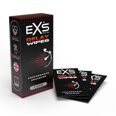 Chusteczki opóźniające 6 szt EXS EXS Chusteczki opóźniające 6 szt EXS EXS
