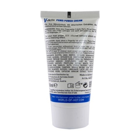 Hot - Krem do penisa nadający zwiększenie wydajności 50 ml HOT Hot - Krem do penisa nadający zwiększenie wydajności 50 ml HOT