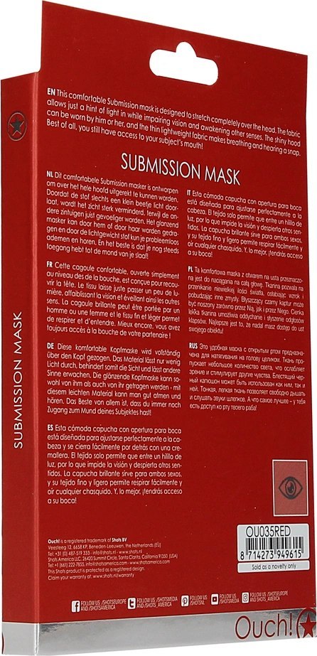 Maska Submission Ouch! by shots Ouch! by Shots Maska Submission Ouch! by shots Ouch! by Shots