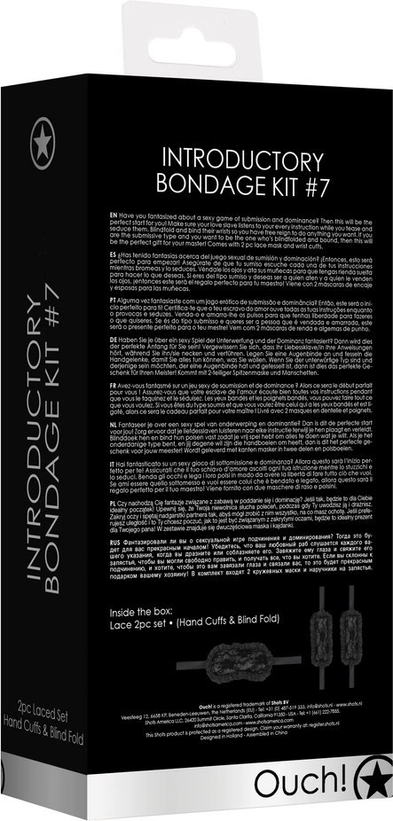 Zestaw wprowadzający do bondage nr 7 Ouch! by shots Ouch! by Shots Zestaw wprowadzający do bondage nr 7 Ouch! by shots Ouch! by Shots