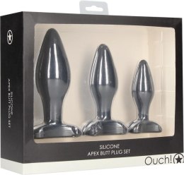 Zestaw zatyczek analnych Apex Ouch! by shots Ouch! by Shots
