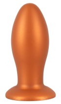 ANOS - Miękka Wtyczka Analna Z Przyssawką 16 CM Pomarańczowa ANOS