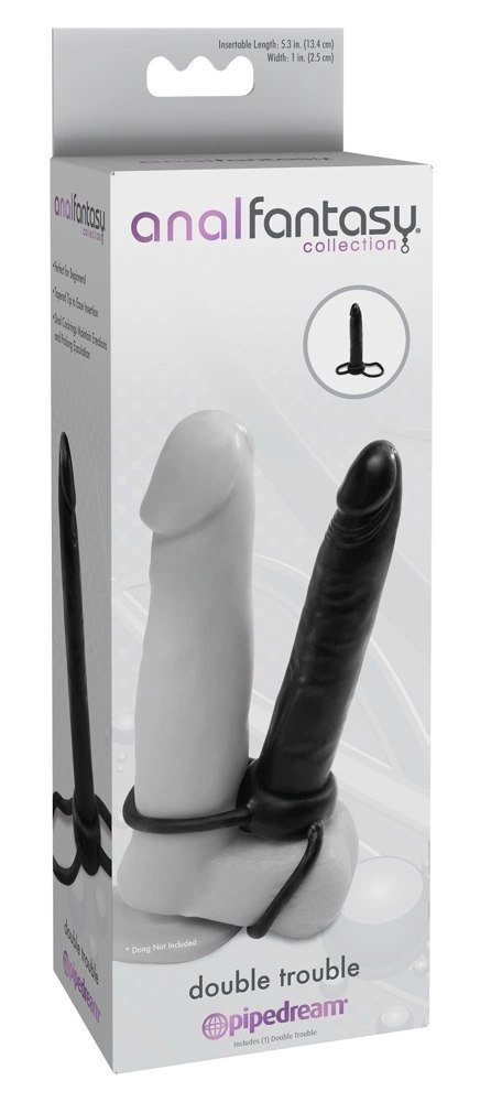 Analfantasy - Pierścień Na Penisa I Jądra Z Dildem Analnym W Jednym Analfantasy collection Analfantasy - Pierścień Na Penisa I Jądra Z Dildem Analnym W Jednym Analfantasy collection
