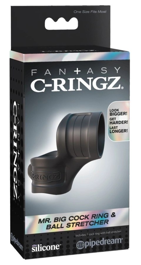 Fantasy C-Ringz- Pierścień Na Penisa I Jądra Wzmocniona Erekcja Czarny Fantasy C-Ringz Fantasy C-Ringz- Pierścień Na Penisa I Jądra Wzmocniona Erekcja Czarny Fantasy C-Ringz
