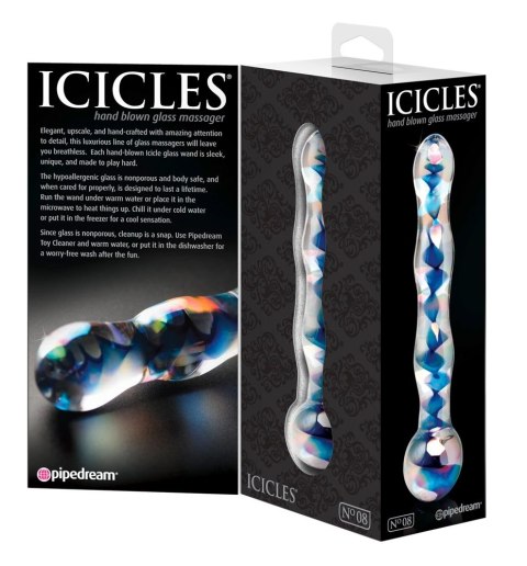 Icicles - Ręcznie Wykonane Ekskluzywne Szklane Dildo Icicles Icicles - Ręcznie Wykonane Ekskluzywne Szklane Dildo Icicles