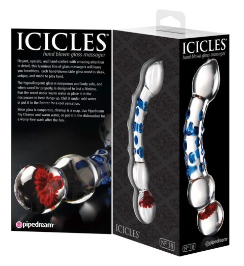 Icicles - Szklane Dildo Idealne Do Masażu Icicles Icicles - Szklane Dildo Idealne Do Masażu Icicles