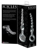 Icicles - Szklane Koraliki Analne Z Uchwytem Icicles