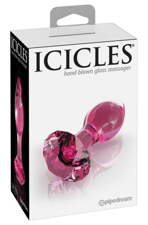Icicles - Szklany Korek Analny W Kształcie Stożka Icicles Icicles - Szklany Korek Analny W Kształcie Stożka Icicles