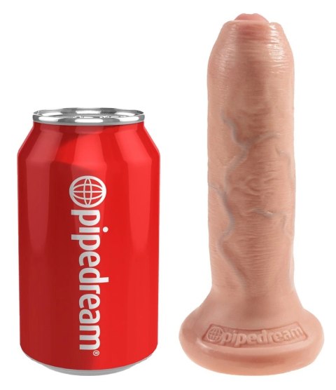 King Cock - Realistyczne Dildo Z Ruchomym Napletkiem 15 CM Jasny Kolor Skóry King Cock King Cock - Realistyczne Dildo Z Ruchomym Napletkiem 15 CM Jasny Kolor Skóry King Cock