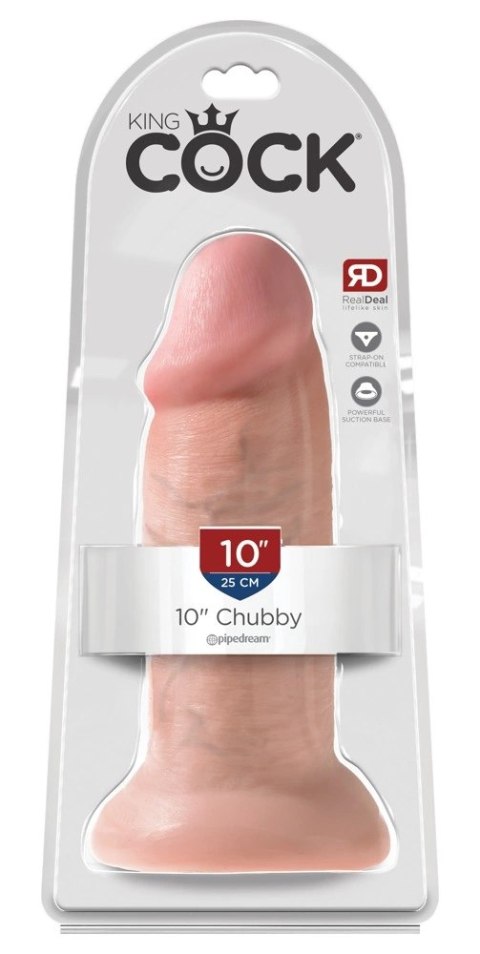 King Cock - Realistyczne Dildo Z Żołędziem I Przyssawką 25 CM Jasny Kolor Skóry King Cock King Cock - Realistyczne Dildo Z Żołędziem I Przyssawką 25 CM Jasny Kolor Skóry King Cock