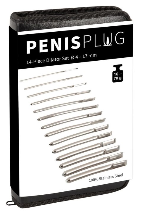 Penisplug - Zestaw 14-Dilatorów Do Stymulacji Cewki Moczowej Penisplug Penisplug - Zestaw 14-Dilatorów Do Stymulacji Cewki Moczowej Penisplug