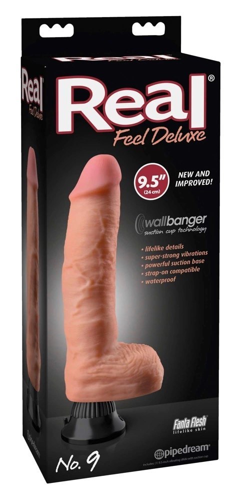 Real Feel Deluxe - Naturalny Wibrator Z Żyłami I Żołędziem 24cm Real Feel Deluxe Real Feel Deluxe - Naturalny Wibrator Z Żyłami I Żołędziem 24cm Real Feel Deluxe