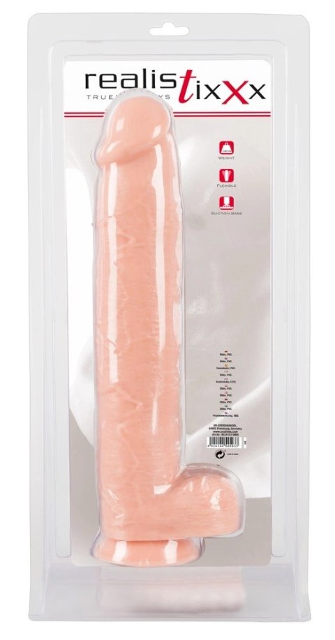 Realistixxx - Xxxl Naturalne Dildo Z Żyłami Żołędziem I Jądrami 42cm Realistixxx Realistixxx - Xxxl Naturalne Dildo Z Żyłami Żołędziem I Jądrami 42cm Realistixxx