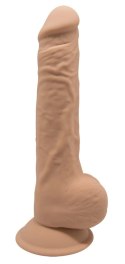 Silexd - Realistyczne Dildo Z Żyłami Żołędziem I Jądrami Cieliste 24.3cm SILEXD