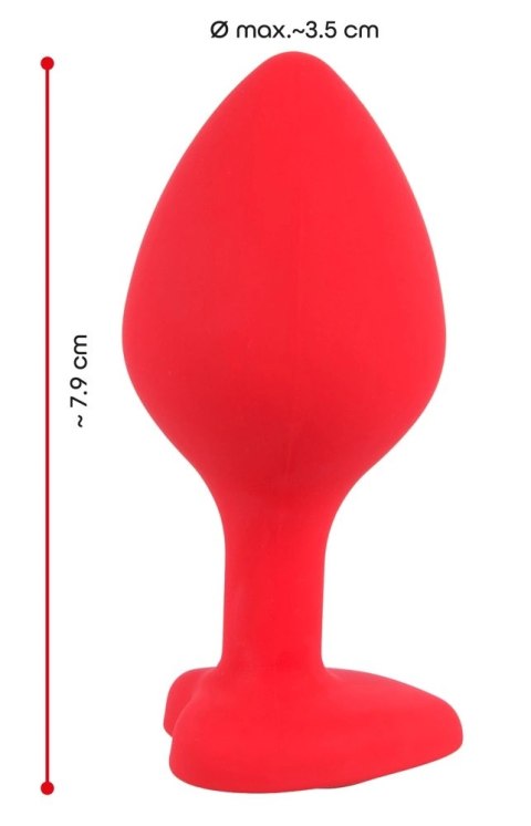 You2Toys - Silikonowy korek analny - serce - średni You2Toys You2Toys - Silikonowy korek analny - serce - średni You2Toys