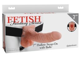 Fetish Fantasy Series - Uprząż Strap-On Z Pustym Naturalnym Dildo Cieliste Fetish Fantasy Series